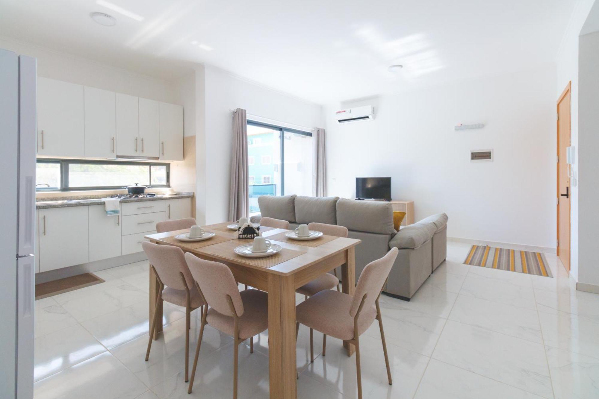 Brand New Spacious T3 Apartment In Santa Maria Ngoại thất bức ảnh